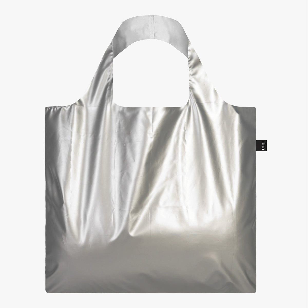The Great Wave Metallic Silver Bag
