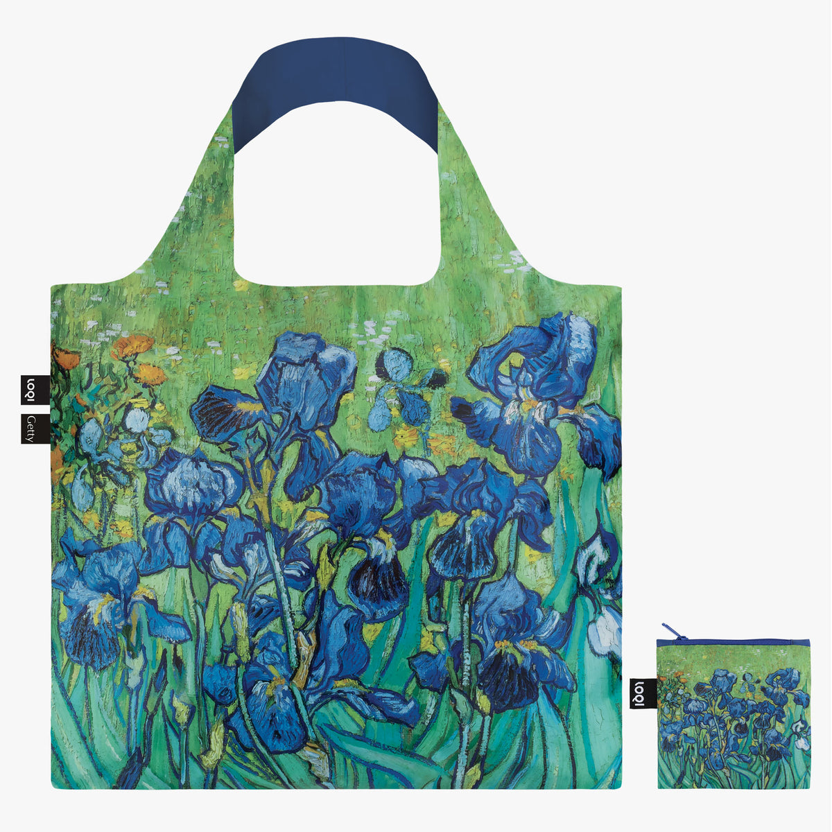Irises 1889 Recycled Bag