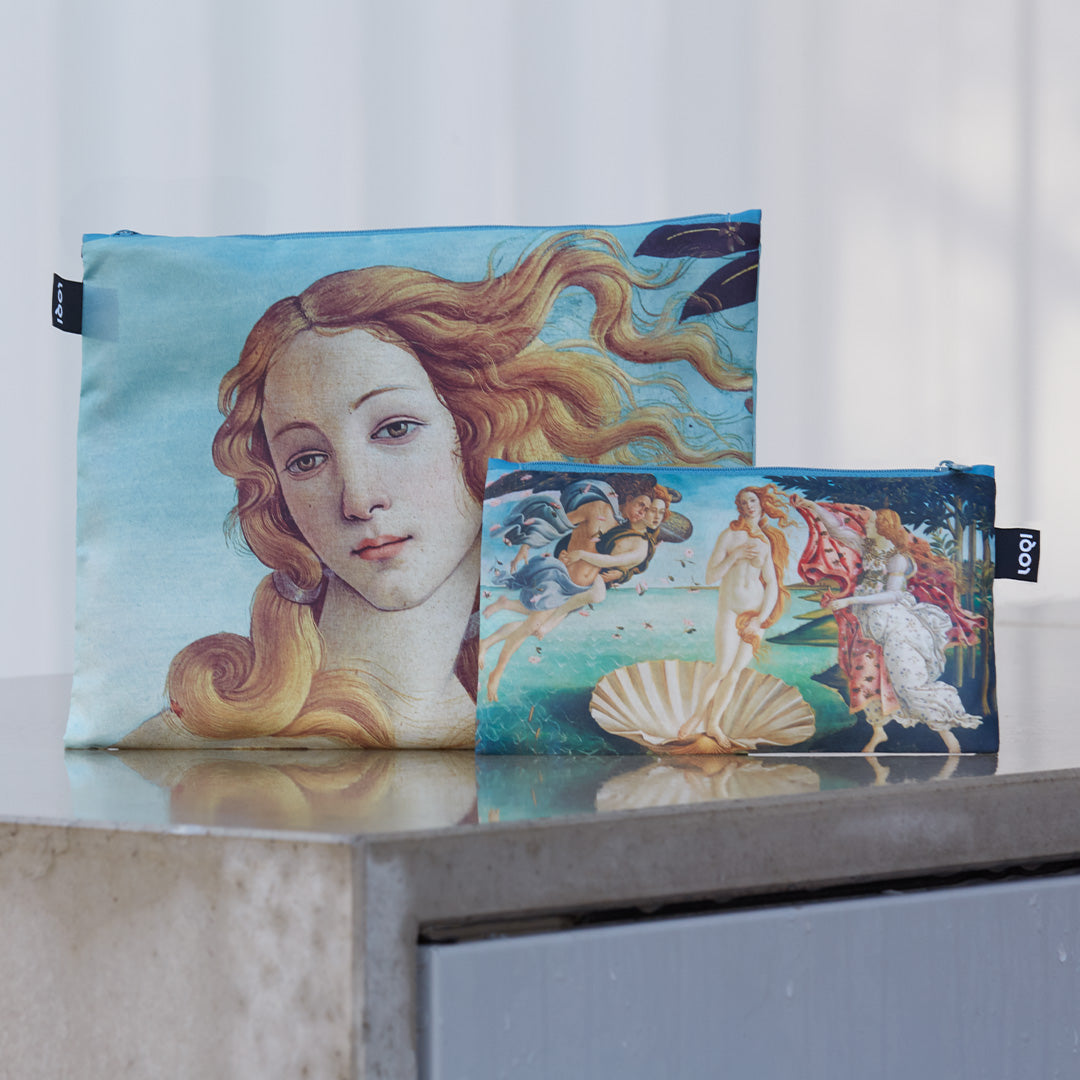 Birth of Venus, Primavera, Portrait of Venus Recycled Zip Pockets