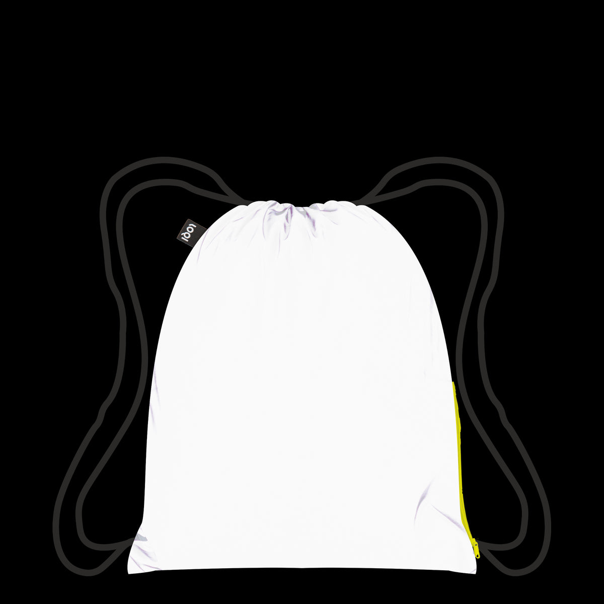 Neongelber reflektierender Rucksack