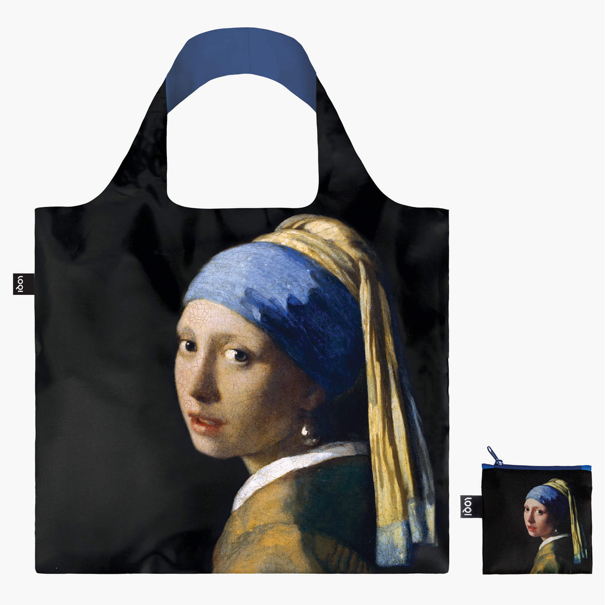 Girl with a Pearl Earring Recycled Bag