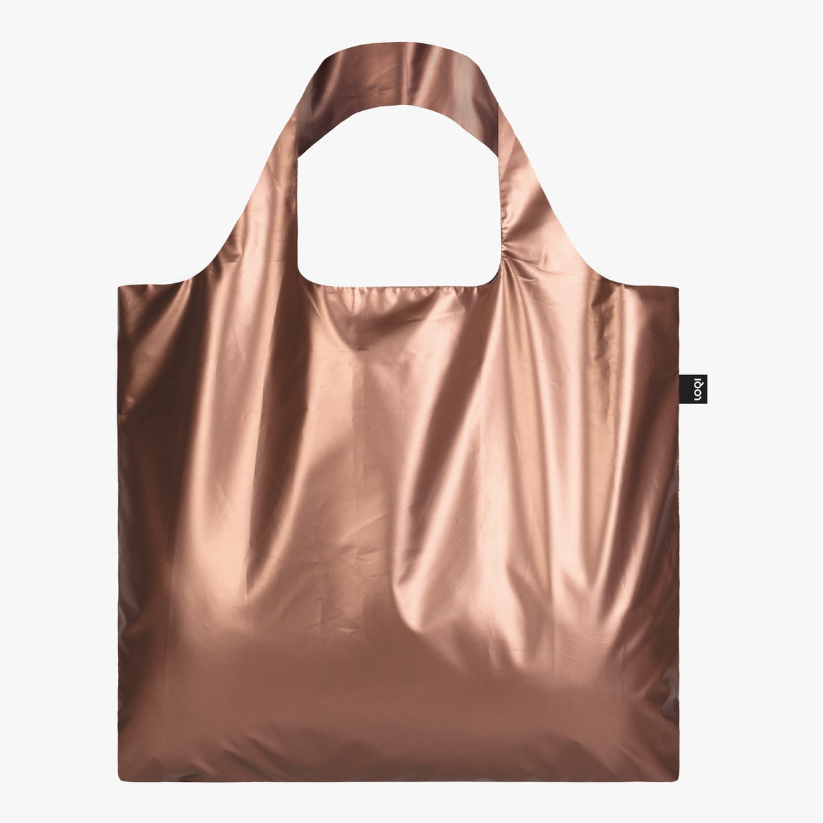 Girl with a Pearl Earring Rose Gold Metallic Bag