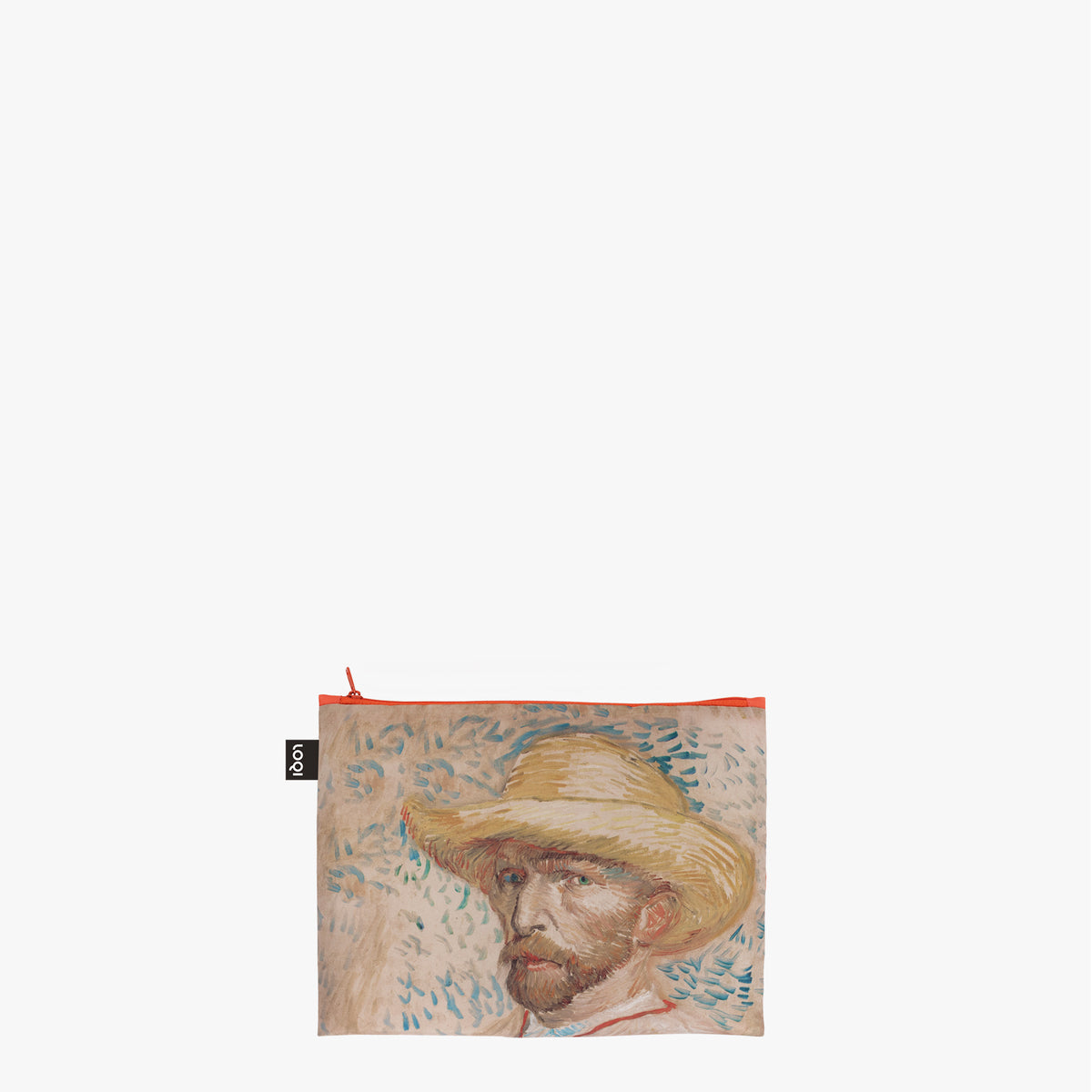 Girasoli, Self-Portrait, Tasche con zip riciclate con fiori di mandorlo