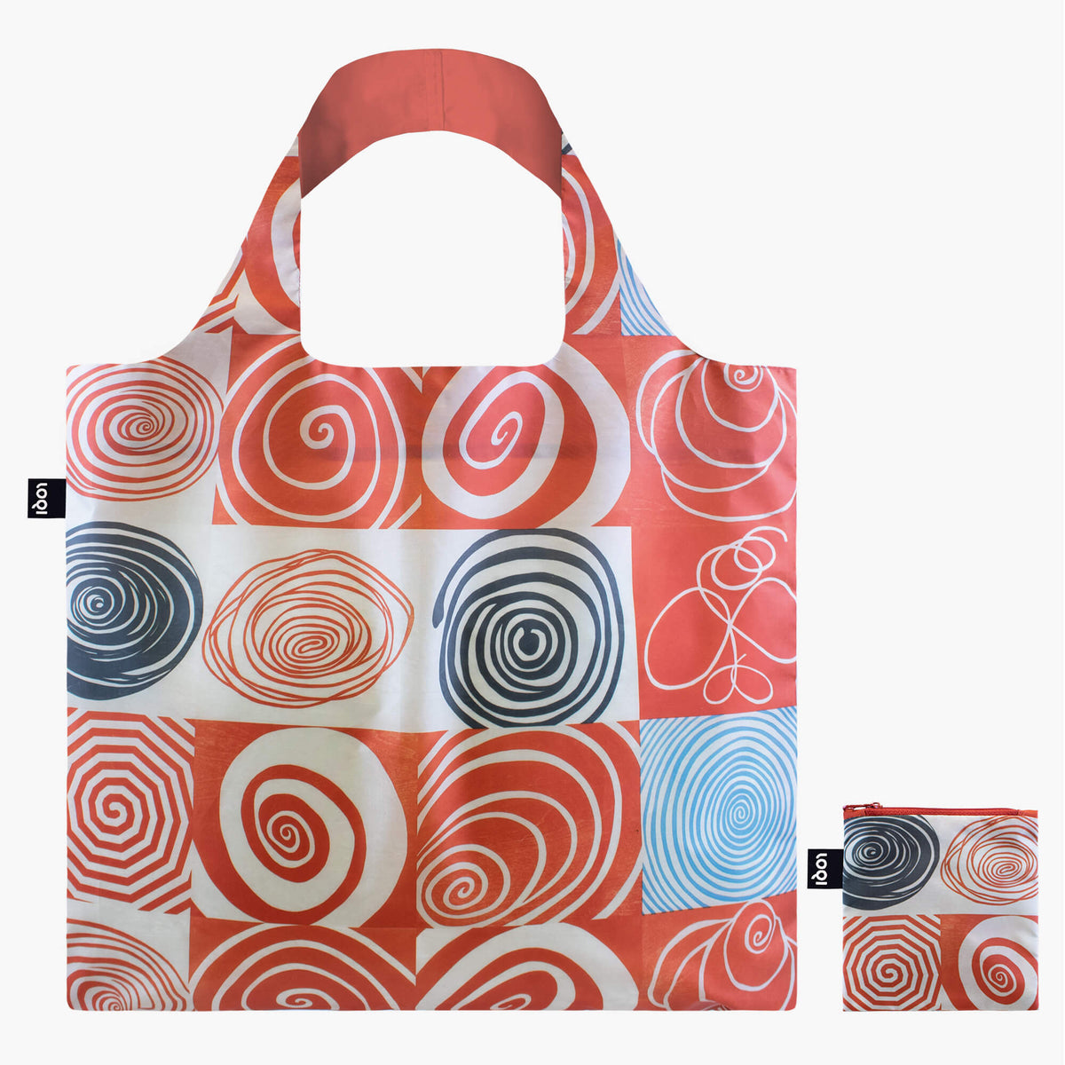 Spiral Grids Recycled Bag