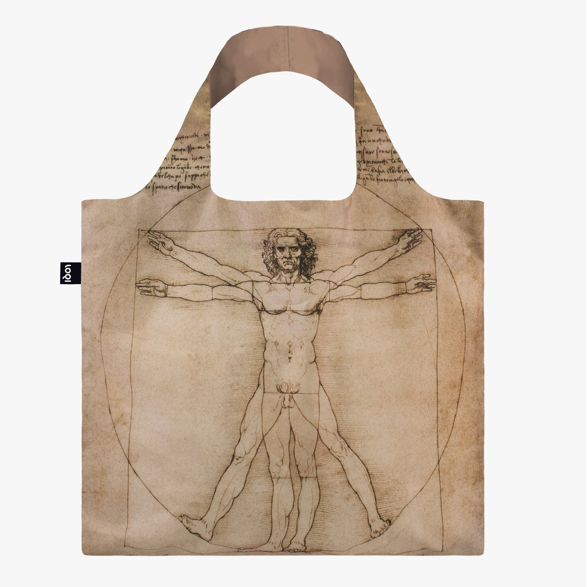 The Vitruvian Man Recycled Bag