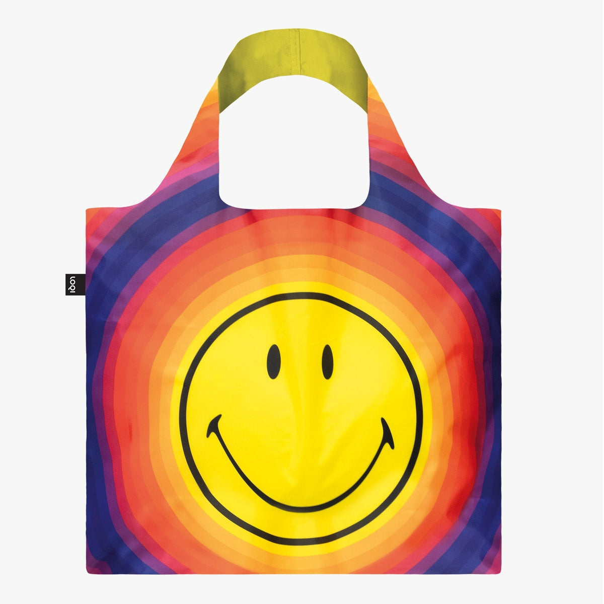 LOQI Smiley Rainbow Capsule Recycled Bag