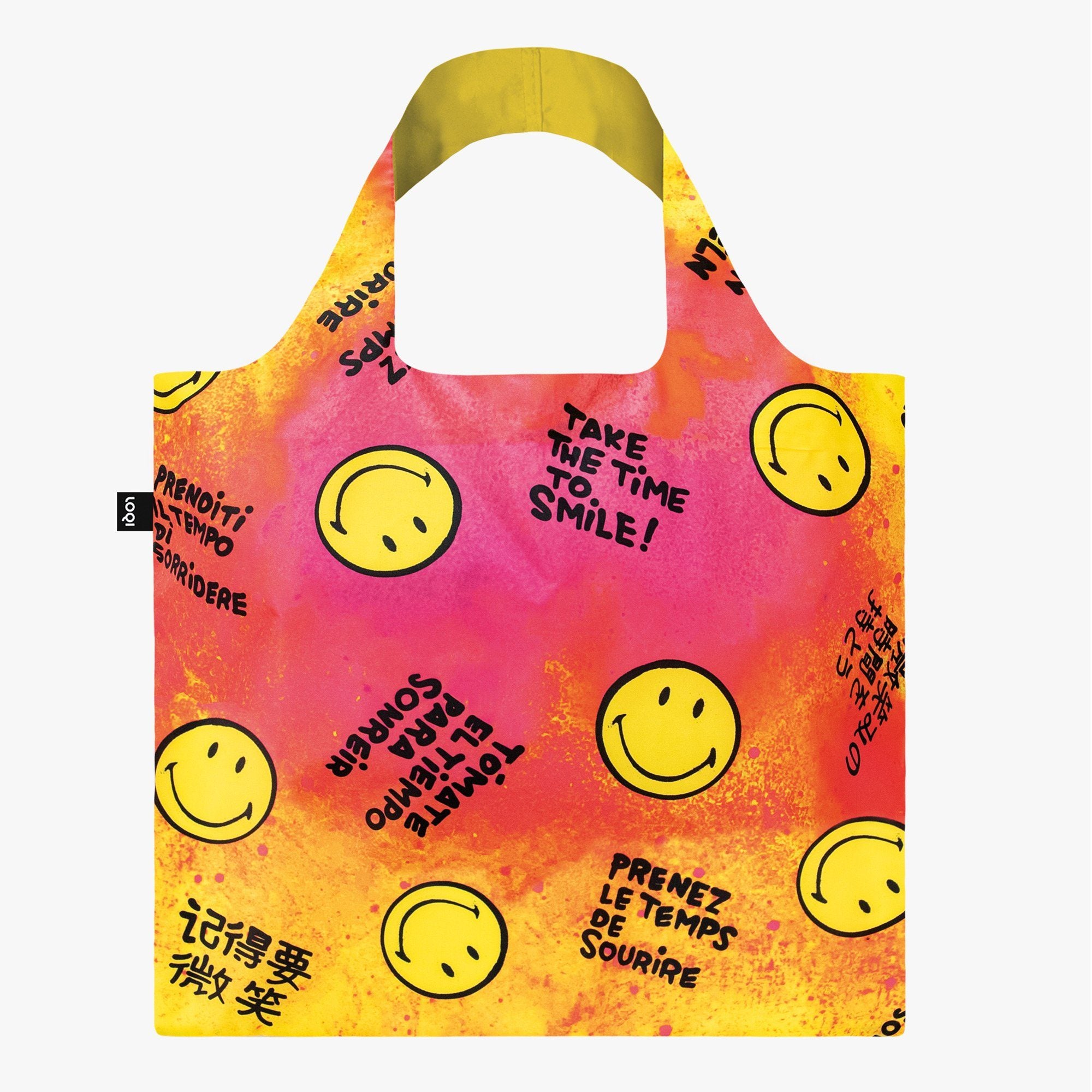 LOQI Smiley Time to Smile Collectors Edition Recycled Bag